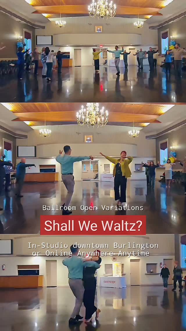 🎩💃 Shall We Waltz? 🕊️✨
Glide across the floor with elegance and flair! 💫 Join our Ballroom Open Variations class — Wednesdays at 7PM.

💃 Date Night Fun and Romance
Perfect for couples (or solos) with some dance experience 💫
🎶 Move to timeless tunes from Sinatra, Ella, Bublé, & modern hits by Ed Sheeran, Meghan Trainor + more!

💖 For Fun, Fitness, Friendship or Romance – or to impress at your next wedding, gala, or holiday party! 🎉

💥 Each 8-week session features TWO Ballroom styles like Waltz, Foxtrot, Cha Cha, Tango, Swing & more — with smooth Open Variations & Combos.

🎥 BONUS: Class video replays + LIVE online access included!

Let’s learn in studio or online from home — elegance is just one step away! 💃🎶
#ShallWeWaltz #BallroomVibes #danceScape #LearnToDance #WeddingReady #BallroomGoals #WaltzWednesday #ElegantMoves
