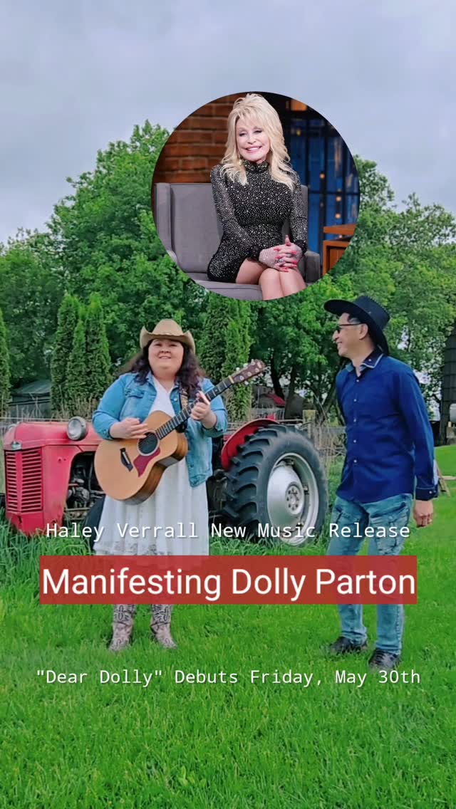 🎶 What if one song could reach your hero? 💌✨

Meet Hayley Verrall — a rising Canadian country artist with a heart full of hope and a voice that speaks to the soul. Her brand new single, “Dear Dolly,” (out May 30) is more than just music — it’s a heartfelt thank you letter to the legendary Dolly Parton, the woman who inspired her to dream big and stay true to herself. 💖🎤

Hayley’s dream?
👉 That “Dear Dolly” reaches Dolly Parton herself.
And YOU can help make that happen. 💫

💬 Imagine Dolly hearing this song... and knowing how deeply she’s inspired the next generation of artists.

🌟 Hayley’s music heals, uplifts, and reminds us that dreams are always worth chasing — no matter how big. From singing in nursing homes to helping others find their voice, her journey is proof that music can change lives.

🎧 Pre-save “Dear Dolly” now, then:
✅ Tag a friend who loves Dolly
✅ Share this post
✅ Tag or Post Comments @DollyParton — let’s help Hayley’s voice reach her hero!

Together, we can make something magical happen. 💛
Let’s show the world what the power of music, community, and a dream can do.

#DearDolly #HayleyVerrall #ManifestingDreams #CountryHeart #SupportLocalArtists #ShareTheMusic #TagDolly #DanceScape 🎶💫🌻