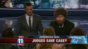 “American Idol” Judges Save Casey Abrams
