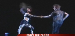 Burn the floor: Dancing here in studio!