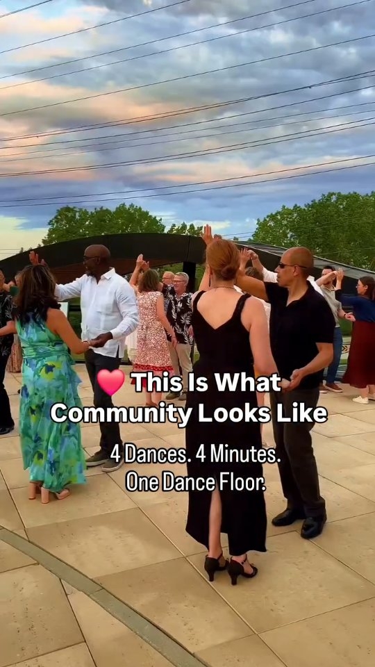 ❤️ This Is What Community Looks Like

The performances may have ended...

but the celebration was just beginning.

At Latin Night at the Museum, guests didn't just watch—they stepped onto the dance floor together.

In just a few minutes, they experienced four popular Latin dances:

💃 Merengue
💃 Bachata
💃 Salsa
💃 Cha Cha

No experience.

No partner.

Just music, movement, laughter, and people willing to share the moment together.

That's one of the beautiful things about social dancing.

It reminds us that every culture has its own rhythms...

and every dance floor has room for one more.

❤️ Move Together. Share the Rhythm.

Video Credit: @nbrudnicki 

#DanceScape #SocialDancing #Community #LatinDance #MoveTogetherShareTheRhythm