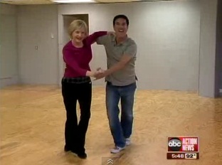 “Dancing with the Stars” Florence Henderson and Corky Ballas in Tampa