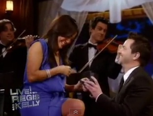 "Dancing with the Stars" judge Carrie Ann's surprise proposal