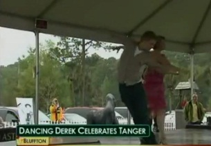 “Dancing with the Stars” Derek Hough Celebrates Tanger