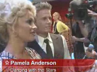 Pamela dons dancing shoes for "Dancing with the Stars"