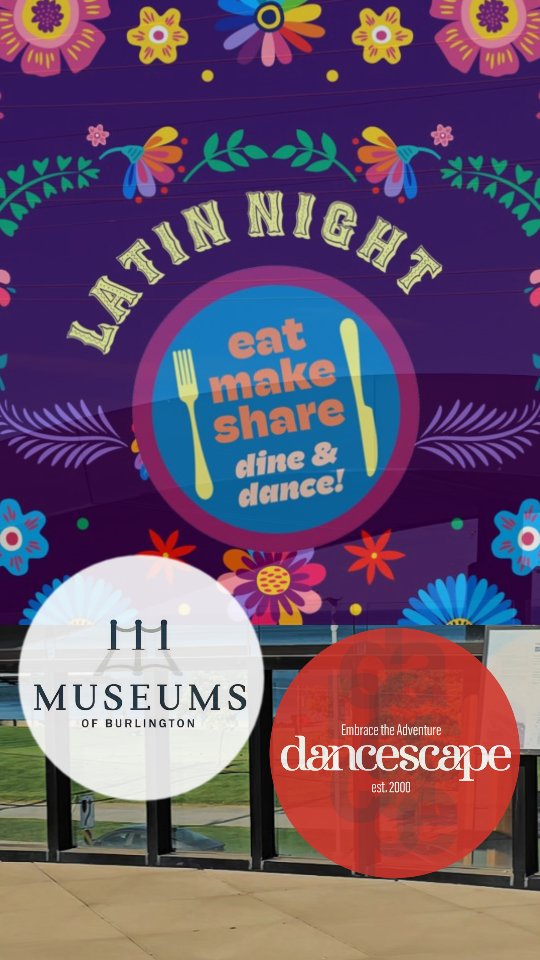 ❤️ A rooftop Latin escape overlooking the lake ❤️

Join us for an evening of:

✨ Food • Music • Dancing ❤️
✨ Latin dance demonstrations
✨ Interactive beginner-friendly lesson
✨ Social dancing
✨ Rooftop lake views
✨ Summer vibes & community connection

No experience needed. Absolute beginners welcome ❤️

🎭 Latin Night at the Museum

📅 Saturday, June 13, 2026
🕖 Starts at 7:00 pm
📍 Joseph Brant Museum
1240 North Shore Blvd E.
Burlington, ON

The evening also includes admission to the national touring exhibition eat make share: a taste of immigration.

👉 Tickets & info in comments below!

#LatinNight #BurlingtonEvents #SummerVibes #DanceScape #DateNight

Photo Credit: @sbrudnicki