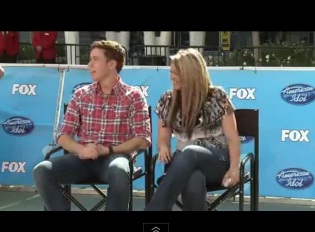 "American Idol" finalists hold press conference
