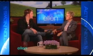 “American Idol’s” James Durbin Talks About Santa Cruz On “Ellen”