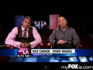 “America’s Got Talent’s” Nick Cannon And Howie Mandel on GDLA