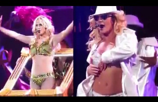 Britney Spears Kicks Off Femme Fatale