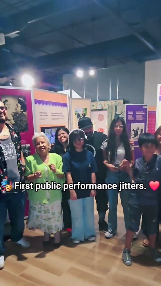 🎭 Every performance has a beginning.

After rehearsal for Latin Night at the Museum, we asked everyone:

"Were you nervous?"

Paty smiled and said,

"This will be our first public performance."

Then she apologized.

Robert's response?

"Never apologize. This is the start of your artistic career!" ❤️😂

Just like that, the nerves turned into laughter.

The conversation drifted from first performances to future dreams.

🎬 Giancarlo wants to be a YouTuber.

🎸 The rest of us apparently want to be rock stars.

As everyone cooled down after rehearsal, the Paz family shared stories about their journey from Mexico to Canada. Javier spoke about his life as an influencer and radio DJ before immigrating, and some of his longtime followers even stopped by rehearsal to say hello.

By their side was Negra, the family's loyal companion, quietly enjoying the afternoon as everyone chatted, laughed, and reflected together. It was a simple moment that somehow captured what family, community, and belonging are all about.

Before the afternoon ended, Gina from Rise Through Rhythm was teaching Giancarlo a few hip-hop moves—a reminder that culture doesn't stand still. It grows, evolves, and finds new expressions.

That's what Latin Night at the Museum means to us.

Not just dancing.

But people.

Stories.

Family.

Friendship.

And the courage to share a little piece of your culture with your community.

❤️ Every performance has a beginning. Every family has a story.

#LatinNightAtTheMuseum #DanceScape #EatMakeShare #ImmigrationStories #Community ConfidenceThroughDance