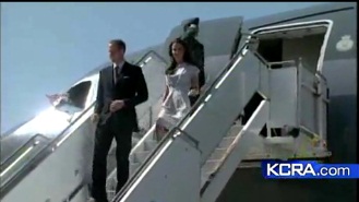 Prince William, Kate Arrive In California