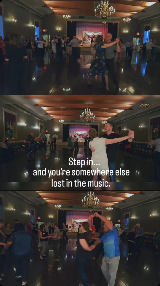 More than dance…
we’re a community 💃🕺

Different cultures.
Different ages.
One shared experience.

Music on.
Feet moving.
Smiles everywhere.

From Salsa to Waltz, Bachata to Swing —
different styles, one dance floor.

Moments like this…
this is what it’s all about.

Curious to try it?

🌸 Spring Open Houses, 7 to 9 pm
2077 Pine Street, Downtown Burlington 
📅 Monday, May 11
📅 Thursday, May 14

Step in. Feel it. Dance.

#danceScape #DanceCommunity #SocialDance #BurlingtonOntario #LearnToDance