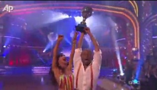 Martinez Wins the “Dancing with the Stars” Mirrorball