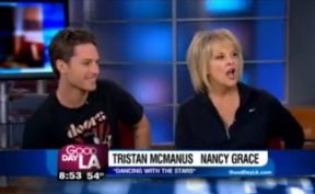 "Dancing with the Stars" Nancy Grace & Tristan MacManus on GDLA
