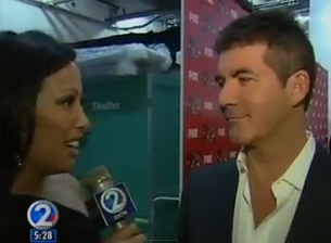 "X Factor": Olena Interviews Simon Cowell