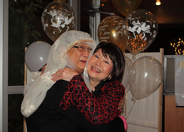 Aaron & Judy’s 50th Wedding Anniversary Party at Funky Thai Restaurant – Parts I, II, III & IV