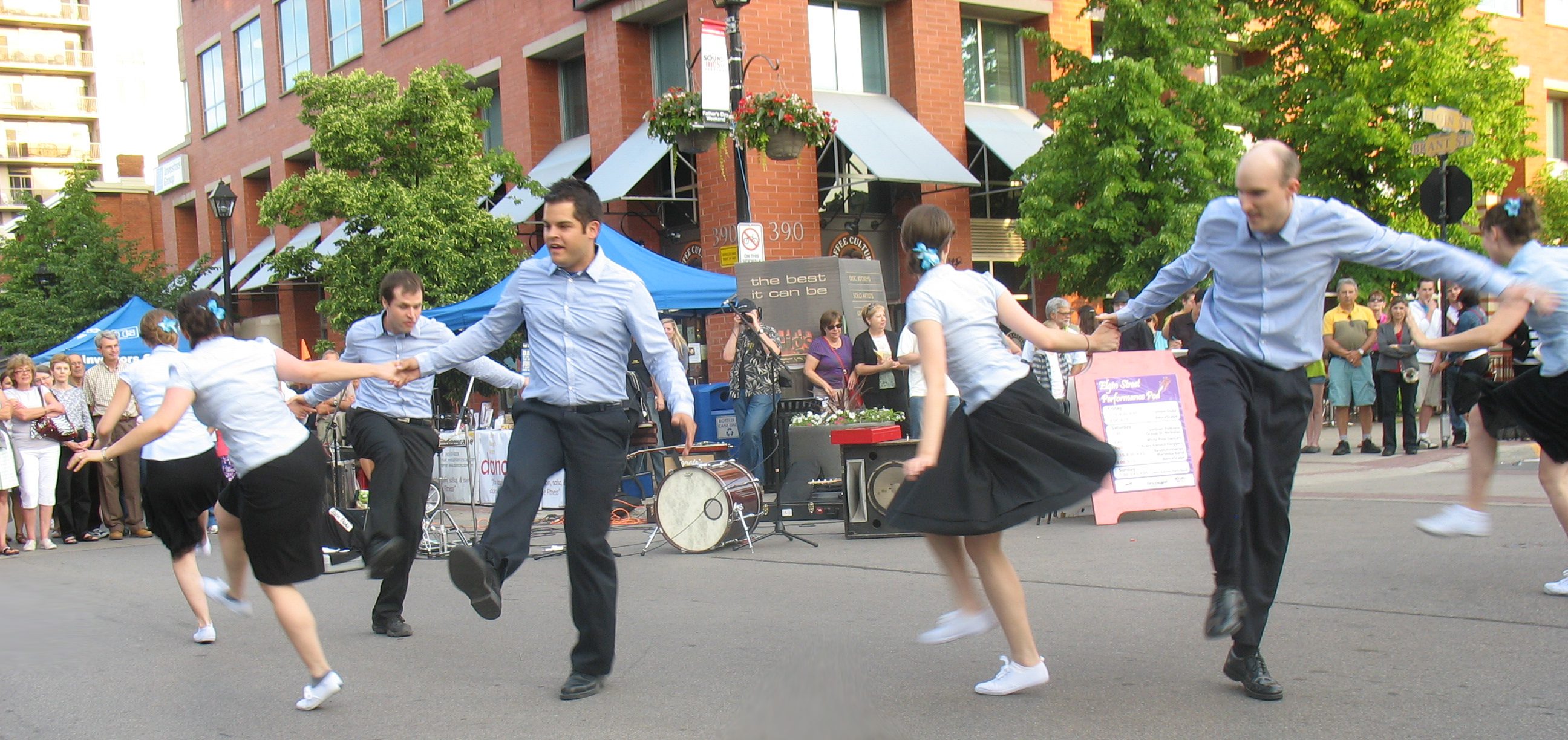 danceScape @ Burlington Sound of Music Festival – Hammer Hoppers Lindy Hop Full Demos (Friday)