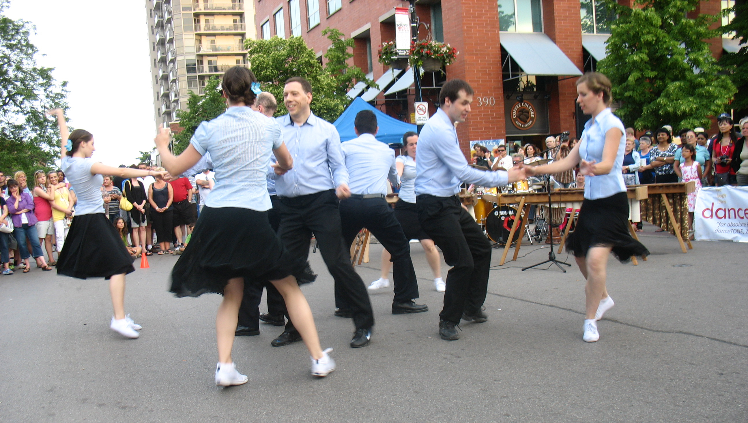 danceScape @ Burlington Sound of Music Festival - Hammer Hoppers Lindy Hop Full Demos (Saturday)
