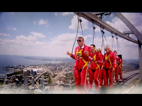 CN Tower Edgewalk - Conga Dancing on the Edge