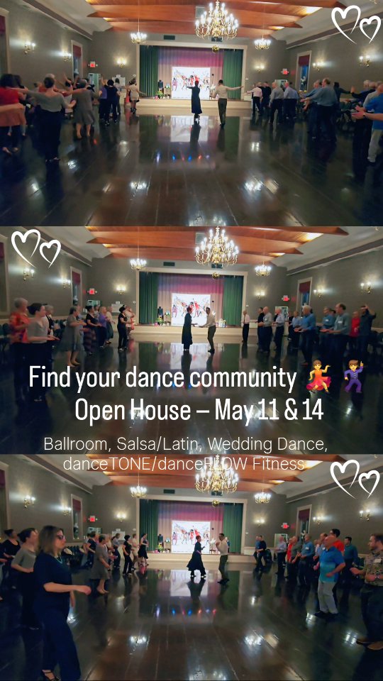 Curious about our danceScape community? 💃🕺

From Ballroom to Salsa/Latin,
Wedding Dance to danceTONE / danceFLOW fitness —
there’s something here for everyone.

🌸 Spring Open Houses
📅 Monday, May 11
📅 Thursday, May 14
🕖 7:00 – 9:00 PM
📍 2077 Pine Street
Downtown Burlington

Come meet the community, try a few steps, and experience it for yourself.
You don’t need to be ready.

You just need to start.

#danceScape #LearnToDance #DanceFitness #BurlingtonOntario #DanceCommunity