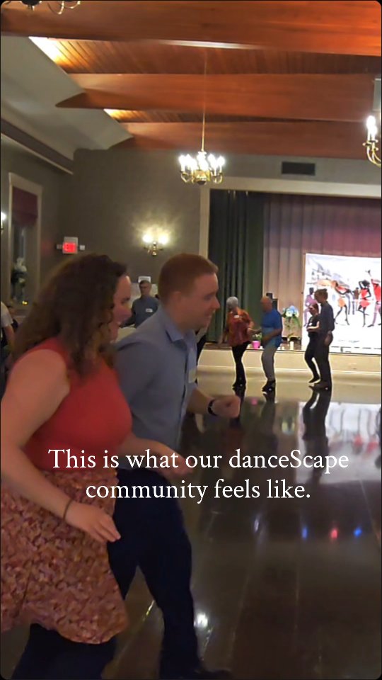 This is what our danceScape community feels like. 💃🕺

Connection.
Laughter.
Growth on and off the dance floor.

So many great moments from our End-of-Term Social & Practice Party in downtown Burlington. 

Thank you to everyone who made it so special ❤️