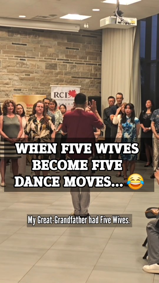 WHEN FIVE WIVES BECOME FIVE DANCE MOVES… 😂🇨🇳

At Chinese Rhythm & Taste, Robert had an unusual way of remembering the five parts of China’s viral Referee Dance…

His great-grandfather had five wives. 😳😂
Five wives. Five moves. One step at a time.

Then came the challenge:

“We have to do this in DOUBLE TIME now!”
And suddenly, the room was dancing. 🙌

Afterwards, guests told us:

“I’ve honestly never seen anyone teach a dance so effectively in such a short amount of time.”

That’s what we love about social dancing. You don’t have to arrive knowing the steps.
You just have to take the first one. ❤️

🔥 NEXT SOCIAL DANCE RECAP:

Latin Night — 4 Dances in 4 Minutes

#danceScape #SocialDance #RefereeDance #BurlingtonOntario #EmbraceTheAdventure