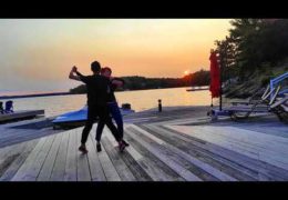 #shallwedance @danceScape? #moonriver #sunset #waltz - #gowiththeflow