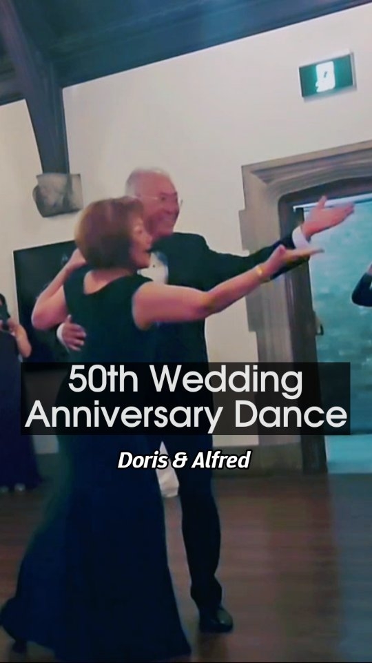 Their First Dance… 50 Years Later ❤️

When Doris & Alfred were married 50 years ago, they never had a formal First Dance. So at their Golden Anniversary celebration, after renewing their vows, they finally had their moment. ✨

They chose Charles Aznavour’s “For Me… Formidable” — a playful French-English love song that seemed perfect for two people with such a love for Paris and France.

Their dance blended Foxtrot with Jive/Swing — and perhaps the most memorable part wasn't about getting every step perfect. Because sometimes, even the best dancers can suddenly go blank.

And while Alfred went blank, Doris stayed with him. What matters is what happens next.

Doris & Alfred stayed focused on each other. They kept moving, worked together, found their way back — and never stopped.

In many ways, it felt like a reflection of the two people we have come to know over the years: determined, resilient, a team…and very much in love.

Perhaps that's also a little lesson from 50 years of marriage. You won't always know exactly what comes next. Sometimes you simply stay connected, keep going, and figure it out together.

Doris & Alfred — a First Dance, 50 years in the making. You made us  proud. ❤️🥂

With Video Clips from Selina Tang-Brudnicki.

#GoldenAnniversary #50thWeddingAnniversary #FirstDance #WeddingDance #Foxtrot Jive Formidable EmbraceTheAdventure