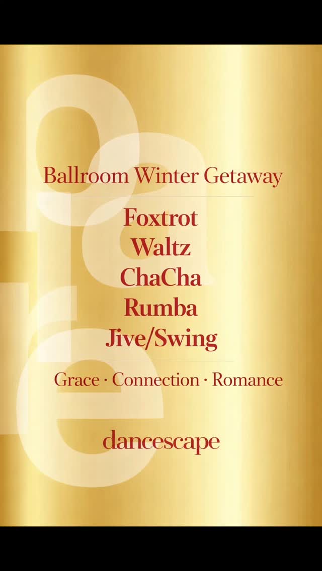 ❄️ Ballroom Winter Getaway ❄️

Waltz.
Foxtrot.
Cha Cha.
Rumba.
Jive / Swing.

This winter, step into something timeless.

✨ Grace
✨ Connection
✨ Romance

No rush.
No pressure.
Just beautiful movement, music, and a welcoming community.

Beginner-friendly
No partner required
2077 Pine Street, Downtown Burlington

Let winter slow down — and let the dancing begin.

#BallroomDance #EscapeWinter #DanceScape #GraceAndConnection #SocialDance DowntownBurlington