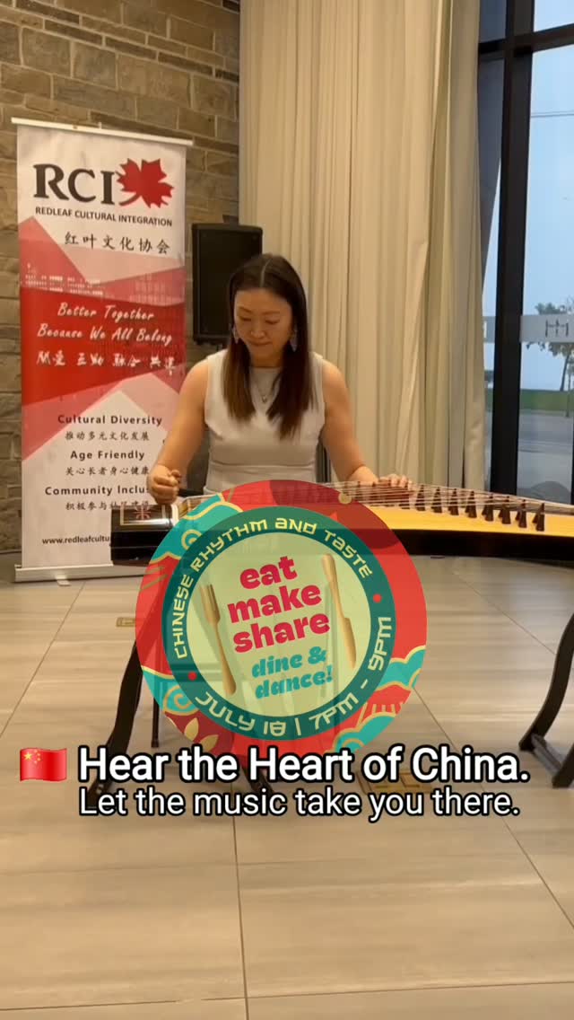 🇨🇳 Hear the Heart of China.
Let the music take you there.

Some journeys begin with a single step. Others begin with a single note.

Our journey continues in Luoyang (洛阳), one of China's great ancient capitals, through the timeless sound of the guzheng (古筝), the Chinese zither.

Performed by Ming Ming, the contemporary composition "If the Moon Hasn't Come" beautifully blends modern musical expression with one of China's most treasured traditional instruments. Once heard in imperial courts and cherished for generations, the Guzheng continues to connect people through its beauty and emotion.

This performance was part of Chinese Rhythm & Taste: Eat • Make • Share • Dine & Dance, presented by @museumsburlon, @redleaf_cultural_integration, and @danceScape.

✨ Close your eyes... where did this music take you?

Video Credit: @nbrudnicki

#MuseumsOfBurlington #RedleafCulturalIntegration #danceScape #ChineseCulture #BurlON
