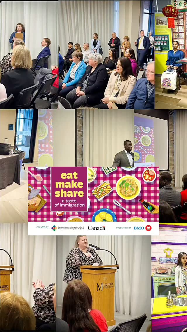 POLITICIANS & GUEST SPEAKERS SHARE WHY OUR IMMIGRATION STORIES MATTER. ❤️

At the opening of Eat • Make • Share: A Taste of Immigration, political, community and museum leaders came together to reflect on the importance of preserving and sharing the personal stories behind Canada's immigration experience.

We heard from Burlington Mayor Marianne Meed Ward through her letter; Ward 3 Councillor Rory Nisan; Fiona Valverde, Vice President, Revenue Generation, Canadian Museum of Immigration at Pier 21; Samuel Adeyemi of BMO, Presenting Sponsor of the travelling exhibition; and Kimberly Watson, Director of Museums of Burlington.

Behind the scenes, Miriam Martens, Special Events Planner & Educator, and the dedicated Museums of Burlington team helped bring the exhibition and its community experiences to life.

Their words reminded us that behind every journey is a personal story—and those stories help shape the communities we call home.

For danceScape founders Robert Tang & Beverley Cayton-Tang, helping activate those stories through dance felt especially meaningful. Celebrating 26 years in Downtown Burlington, the Canadian and North American Ballroom Champions have represented Canada at five World Championships and appeared on Dragons' Den, The Marilyn Denis Show, CHCH TV and national initiatives with ParticipACTION.

“Dance has always been about more than steps. It gives people from different backgrounds a way to meet, connect and celebrate what we share—while discovering the cultures and stories that make each of us unique.”
— Robert Tang & Beverley Cayton-Tang, danceScape

Together with our Ballroom & Salsa community, danceScape has been honoured to help Museums of Burlington extend Eat • Make • Share into Eat • Make • Share • Dine • Dance—bringing different cultural communities together through food, music, stories and dance.

❤️ Latin Night at the Museum
❤️ Chinese Rhythm & Taste with Redleaf Cultural Integration
🇺🇦 And now, the final chapter: A Night in Ukraine, featuring Tyrsa Ukrainian Dance School.

A Night in Ukraine is currently at wait-list capacity. Check the link in the comments for any tickets that may beco
