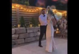 Jourdan & Greg’s Surprise Wedding Dance. Listen to Screams from Unsuspecting Family & Friends