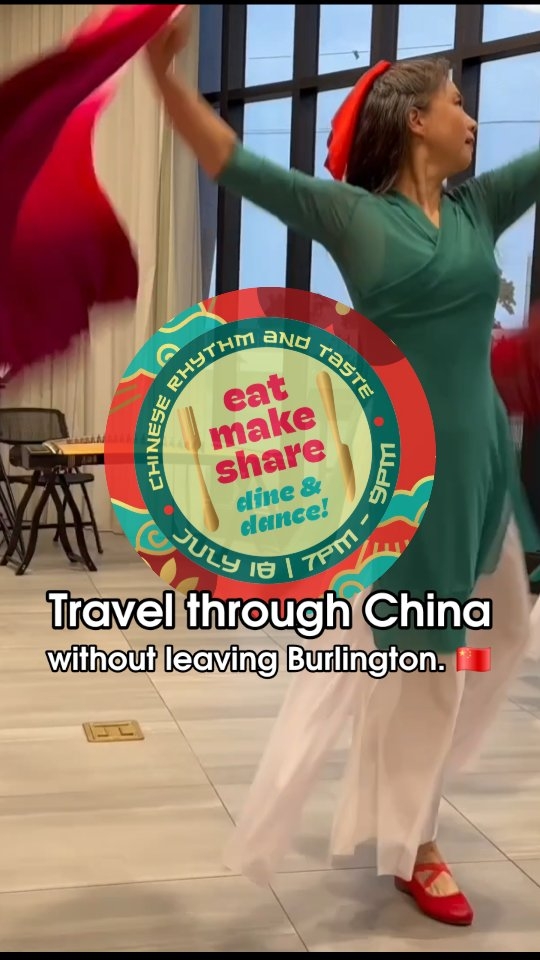 🇨🇳 Experience China without leaving Burlington.

Our journey begins with Vast Land—a breathtaking opening performance celebrating the beauty, culture, and spirit of China.

This was the first performance from Chinese Rhythm & Taste: Eat • Make • Share • Dine & Dance, presented by @museumsburlon, @redleaf_cultural_integration, and @danceScape.

✨ Stay with us as we continue exploring China's rich traditions through music, dance, Tai Chi, and community.

What part of China—or Chinese culture—would you love to learn more about?

Video Credit: @nbrudnicki 

#MuseumsOfBurlington #RedleafCulturalIntegration #danceScape #ChineseCulture #BurlON