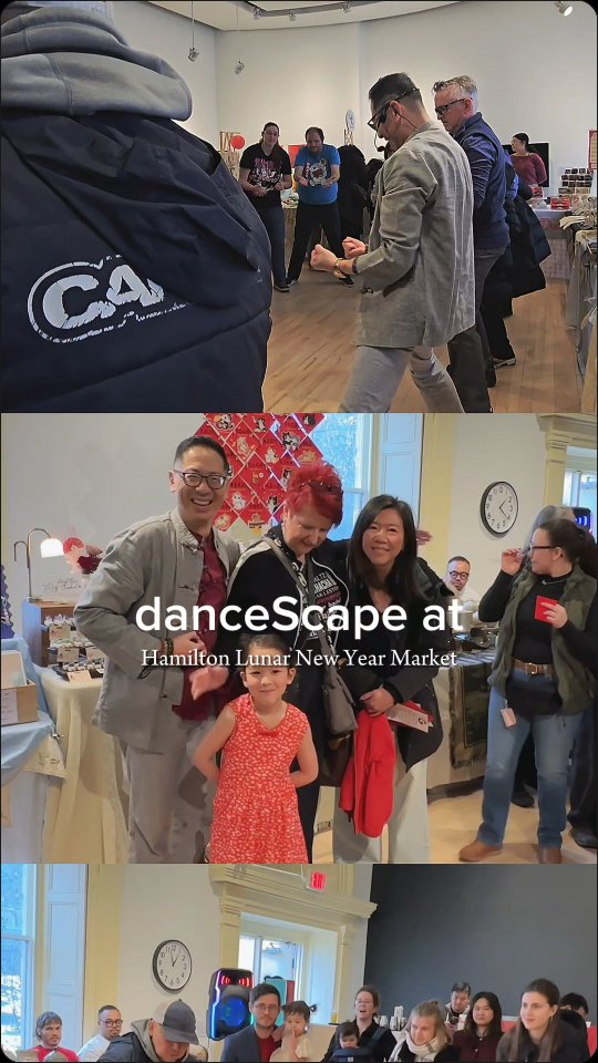 🏮✨ danceScape at the Hamilton Lunar New Year Celebration ✨🏮

What an incredible way to begin the Year of the Fire Horse.

danceScape was honoured to open the Hamilton Lunar New Year Market with a danceFLOW Qigong & Tai Chi session, welcoming participants of all ages into breath, balance, and gentle flowing movement.

Before the Lion Dances.
Before the music.
Before the festivities filled the space.

We gathered in stillness — grounding energy, aligning posture, and moving together as one community.

It was beautiful to see families, newcomers, and festival guests join in — many trying Qigong and Tai Chi for the very first time.

A moment of calm before celebration.

A foundation before forward momentum.

Congratulations to Ila & her mother for winning our Lucky 88888 Prize at the Hamilton Lunar New Year Celebration! 🧧🐎

The number 8 symbolizes prosperity and abundance — and what better way to welcome the Year of the Fire Horse than with a little extra good fortune?

Grateful to share movement, culture, and connection with Hamilton.
More highlights to come. 🐎🔥✨

Video Credit: 
Thank you to @nbrudnicki and Beverley Cayton-Tang 

#danceScape #danceFLOW #LunarNewYear #YearOfTheFireHorse #HamiltonEvents CommunityLove DanceWinterDifferently