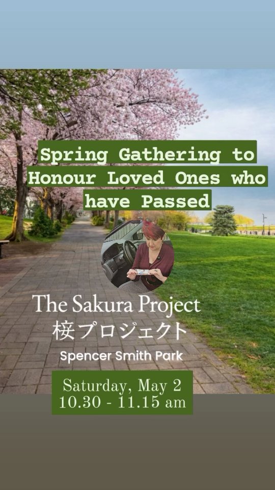 🌸 Stories Beneath the Blossoms — The Sakura Project

Sometimes the things that carry our memories are surprisingly ordinary.

For Beverley, it was her father’s 2000 Honda Odyssey — a van that travelled with the family through ballroom competitions, hospital visits, coffee outings, and life transitions for more than two decades.

Last week, she finally let it go.
In this short conversation, Beverley shares the story of her dad Derek Cayton (June 13, 1929– May 1, 2015) and the vehicle that quietly carried so many memories.

In Japanese culture, cherry blossoms remind us of mono no aware — the beauty of passing things.

Moments, people, and even objects move through our lives.

What remains are the memories and the stories we share.

🌸

The Sakura Project Gathering
📍 Spencer Smith Park — Burlington
🗓 Saturday, May 2, 2026
⏰ 10:30 – 11:15 AM

A quiet moment beneath the cherry blossoms to remember loved ones and share stories.

Hosted by Robert & Beverley — danceScape

#SakuraProject #SpencerSmithPark #BurlingtonON #MonoNoAware #StoriesThatContinue